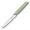 Нож для овощей VICTORINOX Swiss Modern, 10 см, нержавеющая сталь / синтетический материал, зелёный