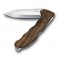 Нож охотника VICTORINOX Hunter Pro Wood 130 мм, 2 функции, с фиксатором, рукоять из орехового дерева - 0.9411.63