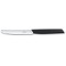 Нож столовый VICTORINOX Swiss Modern, лезвие 11 см с прямой кромкой, чёрный