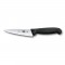 Нож разделочный VICTORINOX Fibrox с лезвием 12 см, чёрный - 5.2003.12