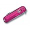 Нож-брелок VICTORINOX Classic, 58 мм, 7 функций, полупрозрачный розовый - 0.6203.T5