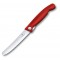 Нож для овощей VICTORINOX SwissClassic, складной, лезвие 11 см с волнистой заточкой, красный - 6.7831.FB