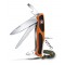 Нож перочинный VICTORINOX RangerGrip 55 SE 2019, 130 мм, 13 фнк, с фиксатором, оранжевый с чёрным - 0.9563.C91