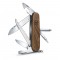 Нож перочинный VICTORINOX Hiker, 91 мм, 11 функций, деревянная рукоять - 1.4611.63