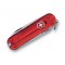 Нож-брелок VICTORINOX Classic SD, 58 мм, 7 функций, полупрозрачный красный - 0.6223.T