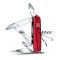 Нож перочинный VICTORINOX Climber, 91 мм, 14 функций, полупрозрачный красный - 1.3703.T