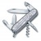 Нож перочинный VICTORINOX Spartan, 91 мм, 12 функций, полупрозрачный серебристый - 1.3603.T7