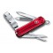 Нож-брелок VICTORINOX NailClip 580, 65 мм, 8 функций, полупрозрачный красный - 0.6463.T