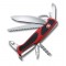 Нож перочинный VICTORINOX RangerGrip 79, 130 мм, 12 функций, с фиксатором лезвия, красный с чёрным - 0.9563.MC