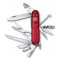 Нож перочинный VICTORINOX Huntsman Lite, 91 мм, 21 функция, полупрозрачный красный - 1.7915.T