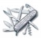 Нож перочинный VICTORINOX Huntsman, 91 мм, 15 функций, полупрозрачный серебристый - 1.3713.T7