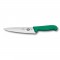 Нож разделочный VICTORINOX Fibrox с лезвием 19 см, зелёный - 5.2004.19