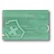 Швейцарская карточка VICTORINOX Classic Fresh Energy SE 2020, 10 функций, мятный цвет - 0.7145.T