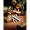 Нож-брелок VICTORINOX Classic Alox, 58 мм, 5 функций, алюминиевая рукоять, серебристый - 0.6221.26