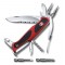 Нож перочинный VICTORINOX RangerGrip 174 Handyman, 130 мм, 17 фнк, с фиксатором, красный с чёрным - 0.9728.WC