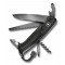 Нож перочинный VICTORINOX RangerGrip 55 Onyx Black, 130 мм, 12 функций, с фиксатором лезвия, чёрный - 0.9563.C31P