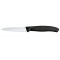 Набор из 3 ножей для овощей VICTORINOX: нож 8 см, нож 11 см, овощечистка, чёрная рукоять - 6.7113.31