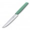 Нож для стейка VICTORINOX Swiss Modern, лезвие 12 см с прямой кромкой, мятно-зелёный