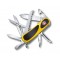 Нож перочинный VICTORINOX EvoGrip S18, 85 мм, 15 функций, с фиксатором, жёлтый с чёрными вставками - 2.4913.SC8