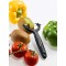 Нож для чистки томатов и киви VICTORINOX, двусторонее зубчатое лезвие, чёрная рукоять - 7.6079