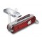 Нож-брелок Victorinox@work, 58 мм, с USB-модулем 3.0/3.1 16 Гб, 8 функций, полупрозрачный красный - 4.6235.TG16B1