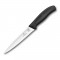 Нож филейный VICTORINOX SwissClassic с гибким прямым лезвием 16 см, чёрный - 6.8713.16B