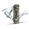 Нож-брелок VICTORINOX NailClip 580, 65 мм, 8 функций, зелёный камуфляж - 0.6463.94