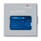 Швейцарская карточка VICTORINOX SwissCard Classic, 10 функций, полупрозрачная синяя - 0.7122.T2