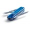 Нож-брелок VICTORINOX Signature, 58 мм, 7 функций, полупрозрачный синий - 0.6225.T2